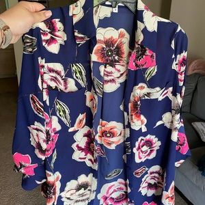 Medium floral portfolio shirt from express!